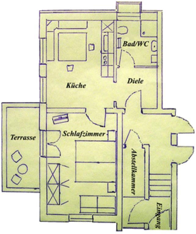 Ferienwohnung Am Alten Berg オクゼンフルト エクステリア 写真